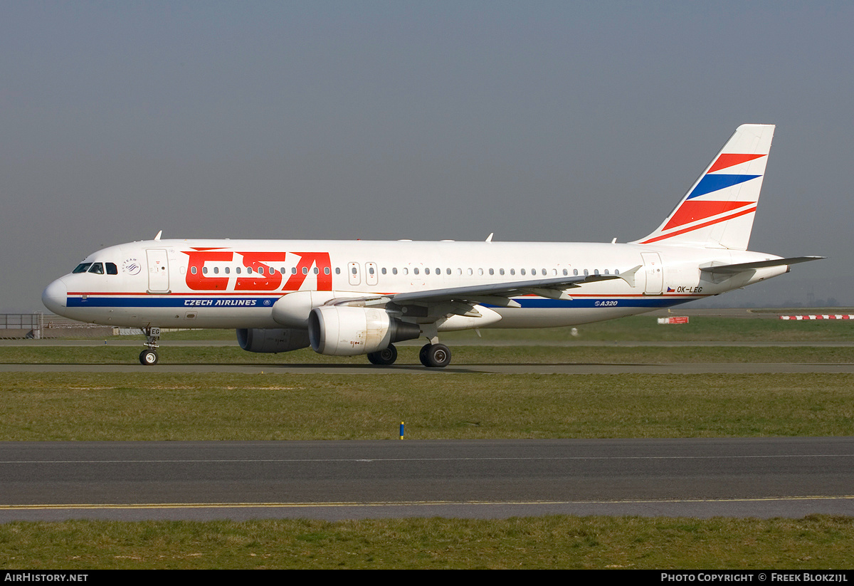 Aircraft Photo of OK-LEG | Airbus A320-214 | ČSA - Czech Airlines | AirHistory.net #527990