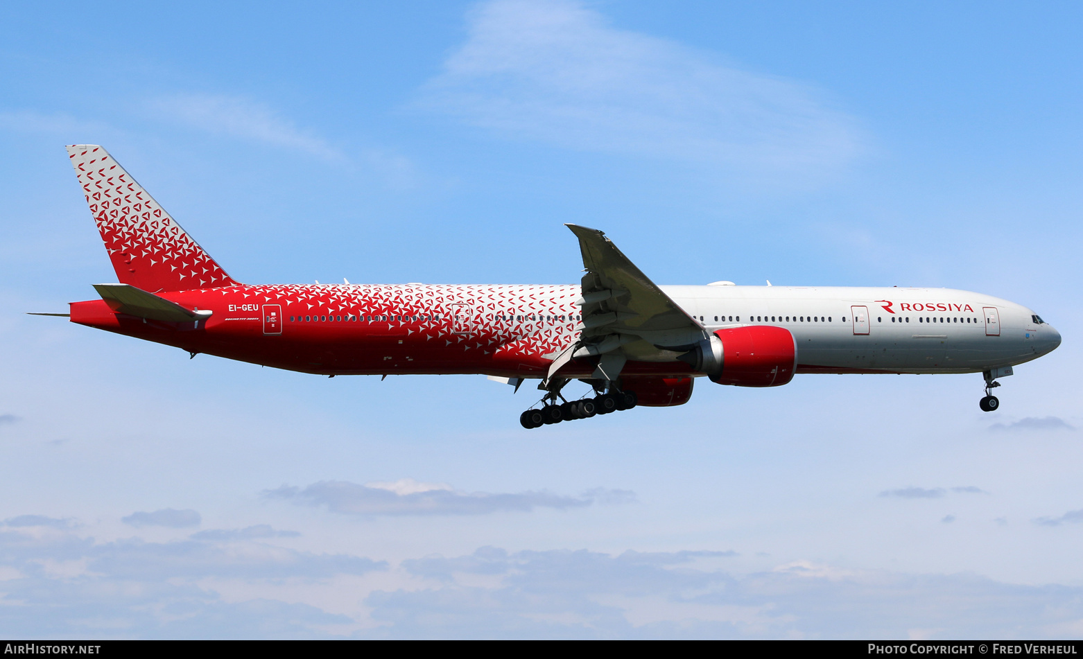 Aircraft Photo of EI-GEU | Boeing 777-31H/ER | Rossiya - Russian Airlines | AirHistory.net #528001