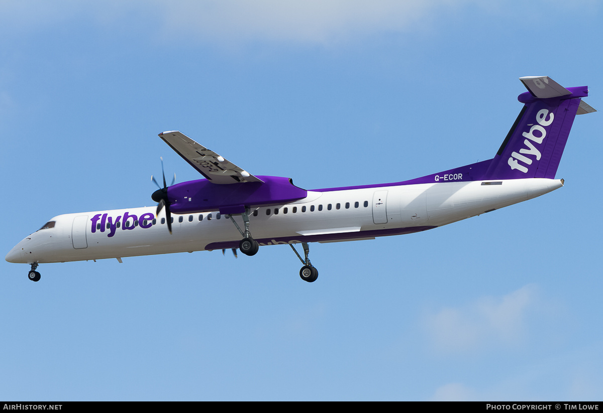Aircraft Photo of G-ECOR | Bombardier DHC-8-402 Dash 8 | Flybe | AirHistory.net #528007