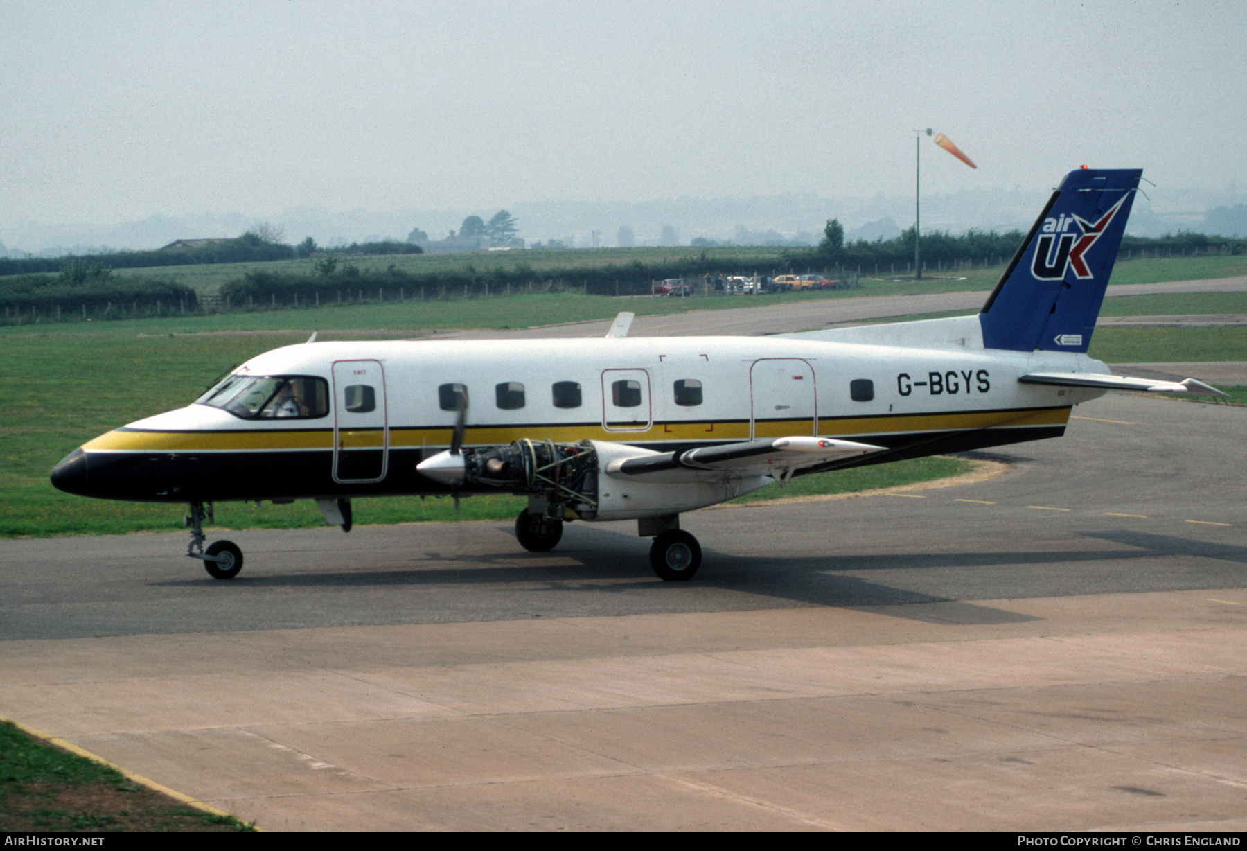 Aircraft Photo of G-BGYS | Embraer EMB-110P2 Bandeirante | Air UK | AirHistory.net #528072