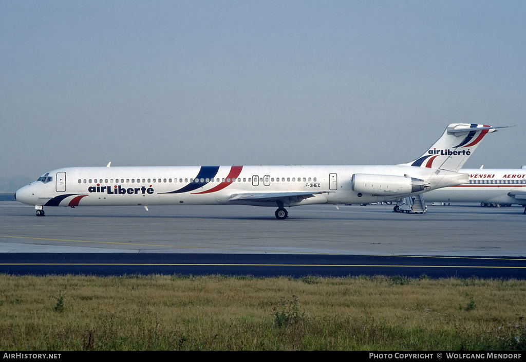 Aircraft Photo of F-GHEC | McDonnell Douglas MD-83 (DC-9-83) | Air Liberté | AirHistory.net #528074