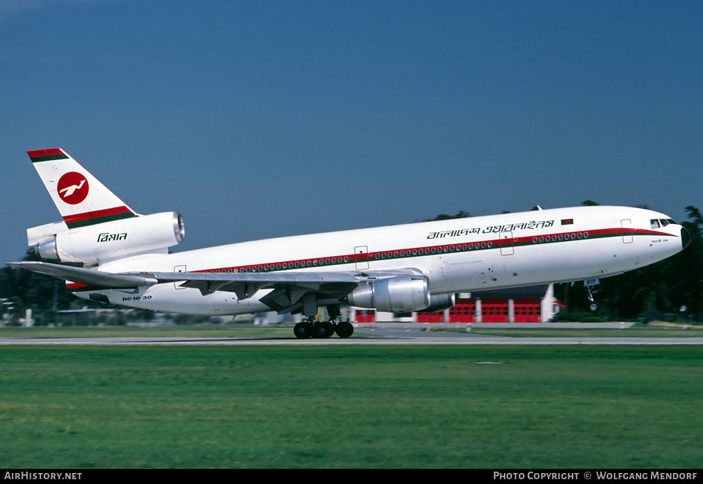 Aircraft Photo of S2-ACP | McDonnell Douglas DC-10-30 | Biman Bangladesh Airlines | AirHistory.net #528079