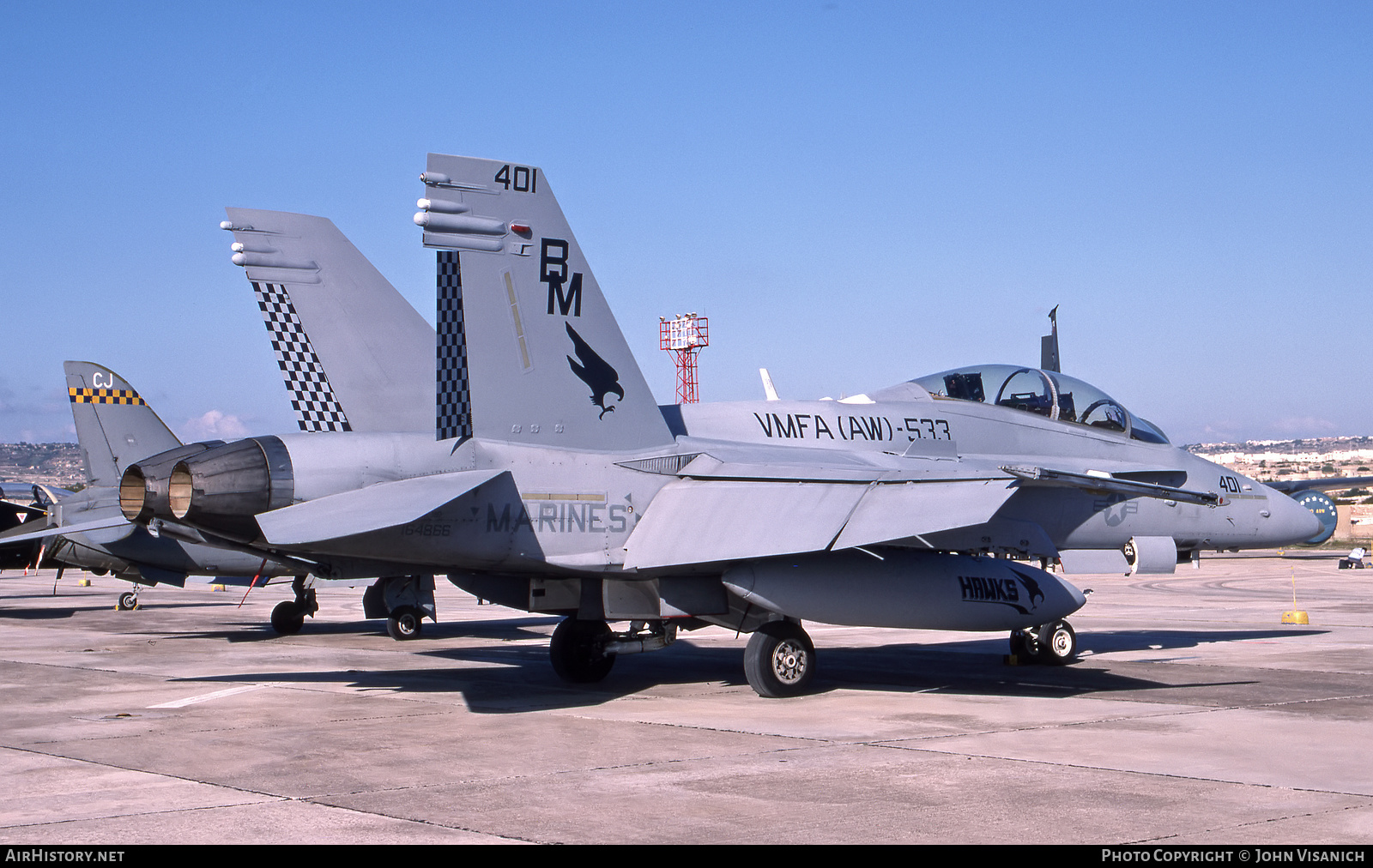 Aircraft Photo of 164866 | McDonnell Douglas F/A-18D Hornet | USA - Marines | AirHistory.net #528093