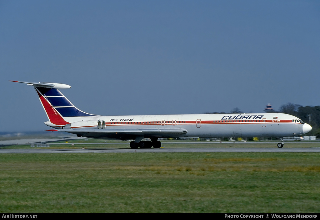 Aircraft Photo of CU-T1218 | Ilyushin Il-62M | Cubana | AirHistory.net #528098