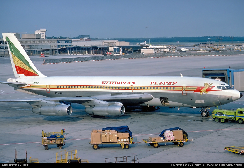 Aircraft Photo of ET-AFA | Boeing 720-024B | Ethiopian Airlines | AirHistory.net #528115