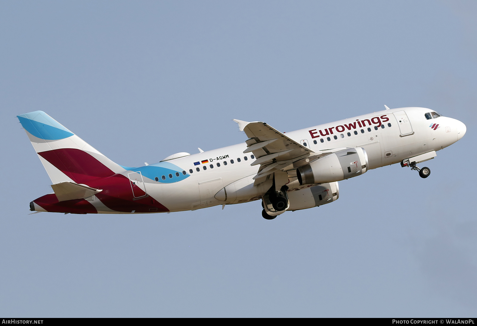 Aircraft Photo of D-AGWM | Airbus A319-132 | Eurowings | AirHistory.net #528125
