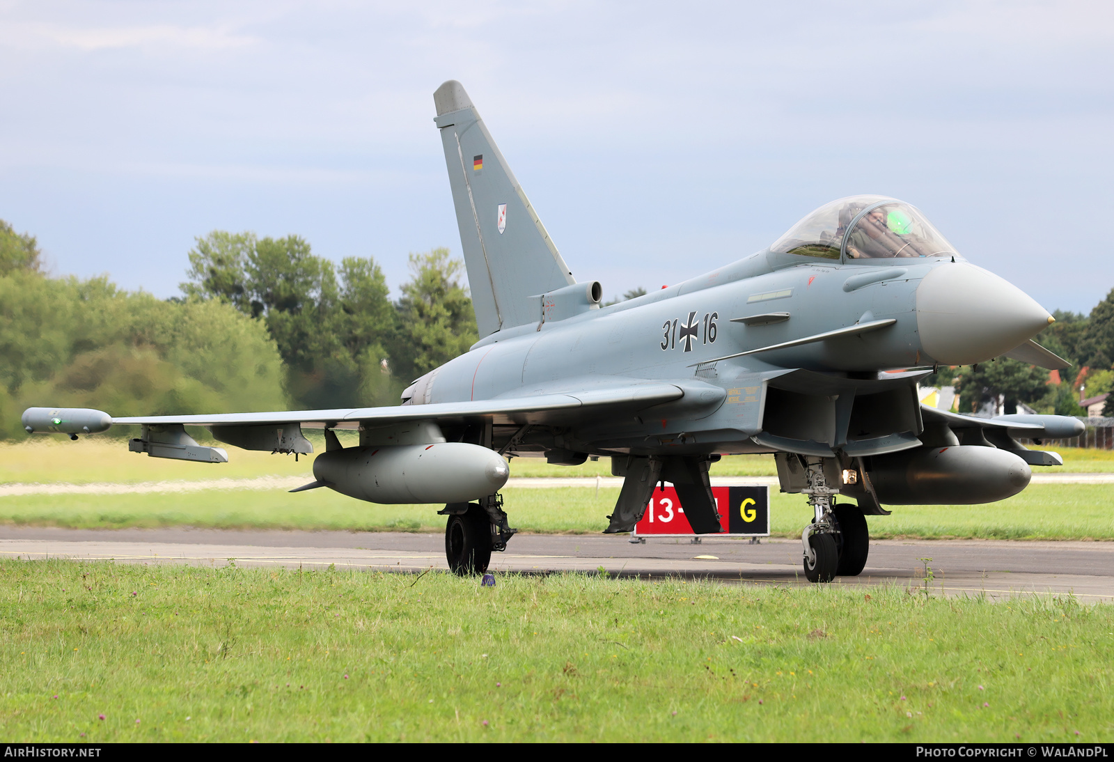 Aircraft Photo of 3116 | Eurofighter EF-2000 Typhoon S | Germany - Air Force | AirHistory.net #528140