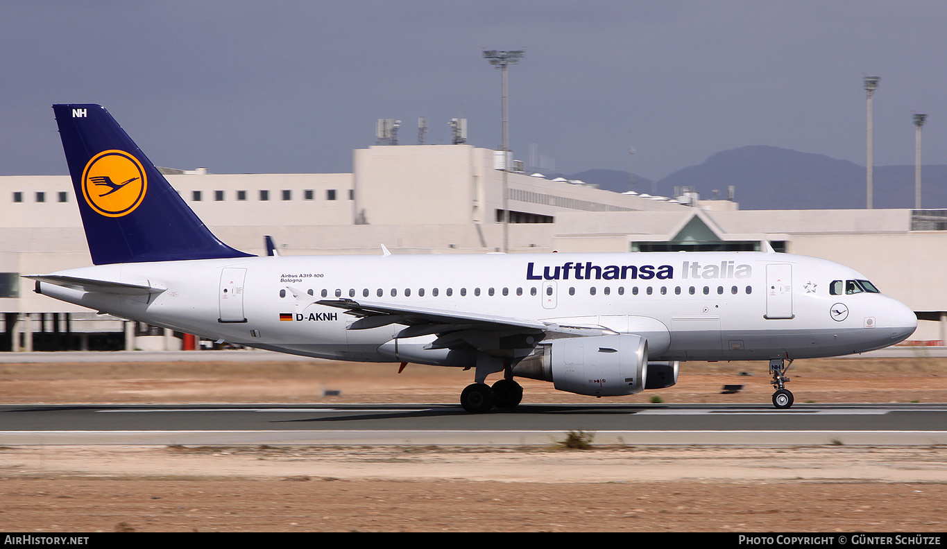 Aircraft Photo of D-AKNH | Airbus A319-112 | Lufthansa Italia | AirHistory.net #528156