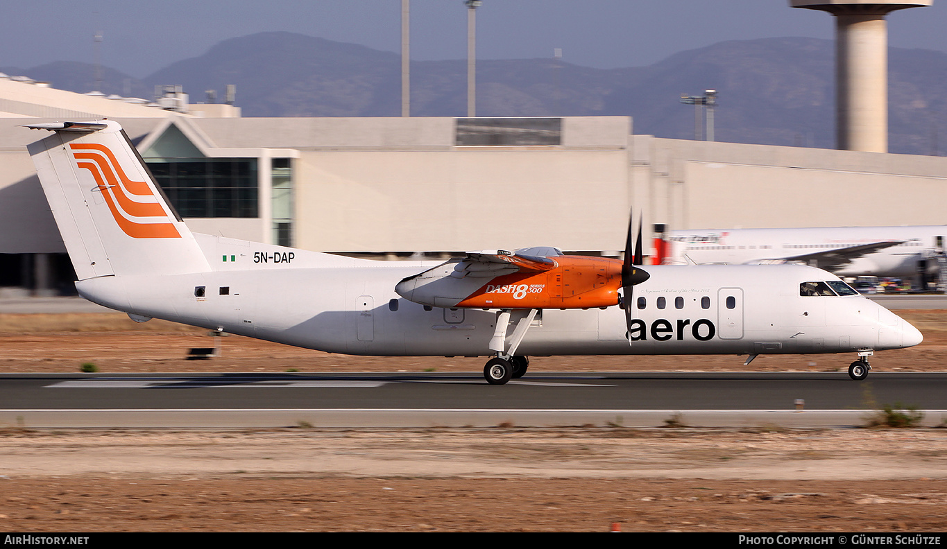 Aircraft Photo of 5N-DAP | De Havilland Canada DHC-8-311 Dash 8 | AeroContractors of Nigeria | AirHistory.net #528157