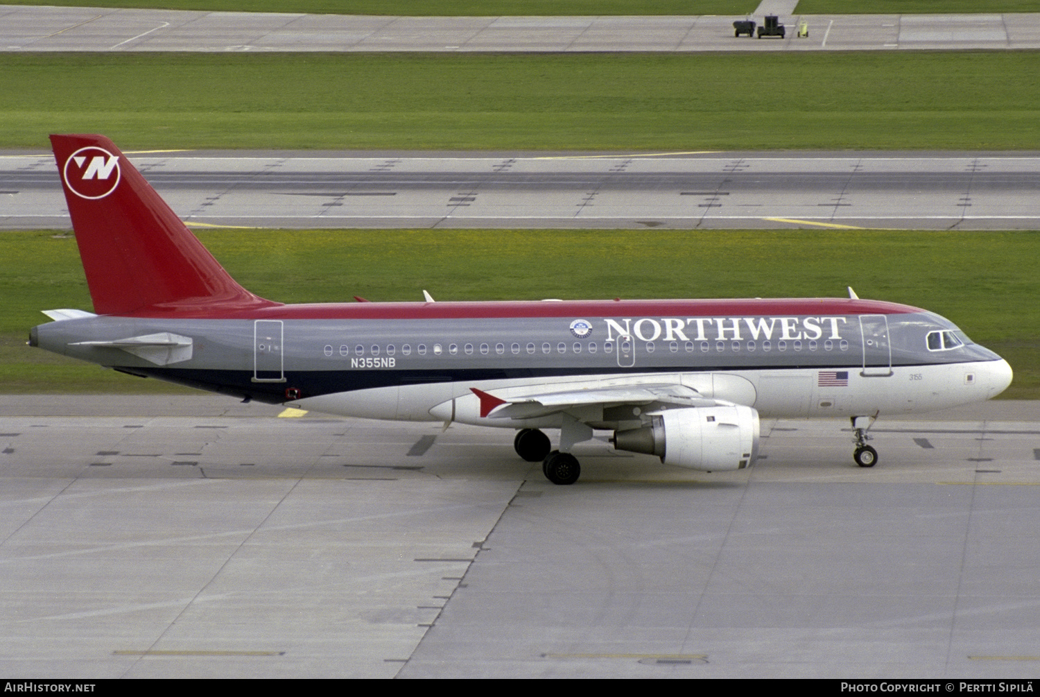 Aircraft Photo of N355NB | Airbus A319-114 | Northwest Airlines | AirHistory.net #528160