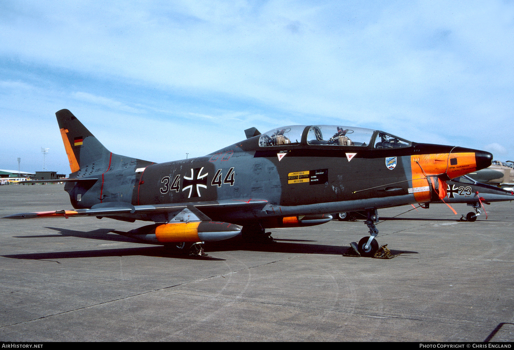Aircraft Photo of 3444 | Fiat G-91T/3 | Germany - Air Force | AirHistory.net #528182
