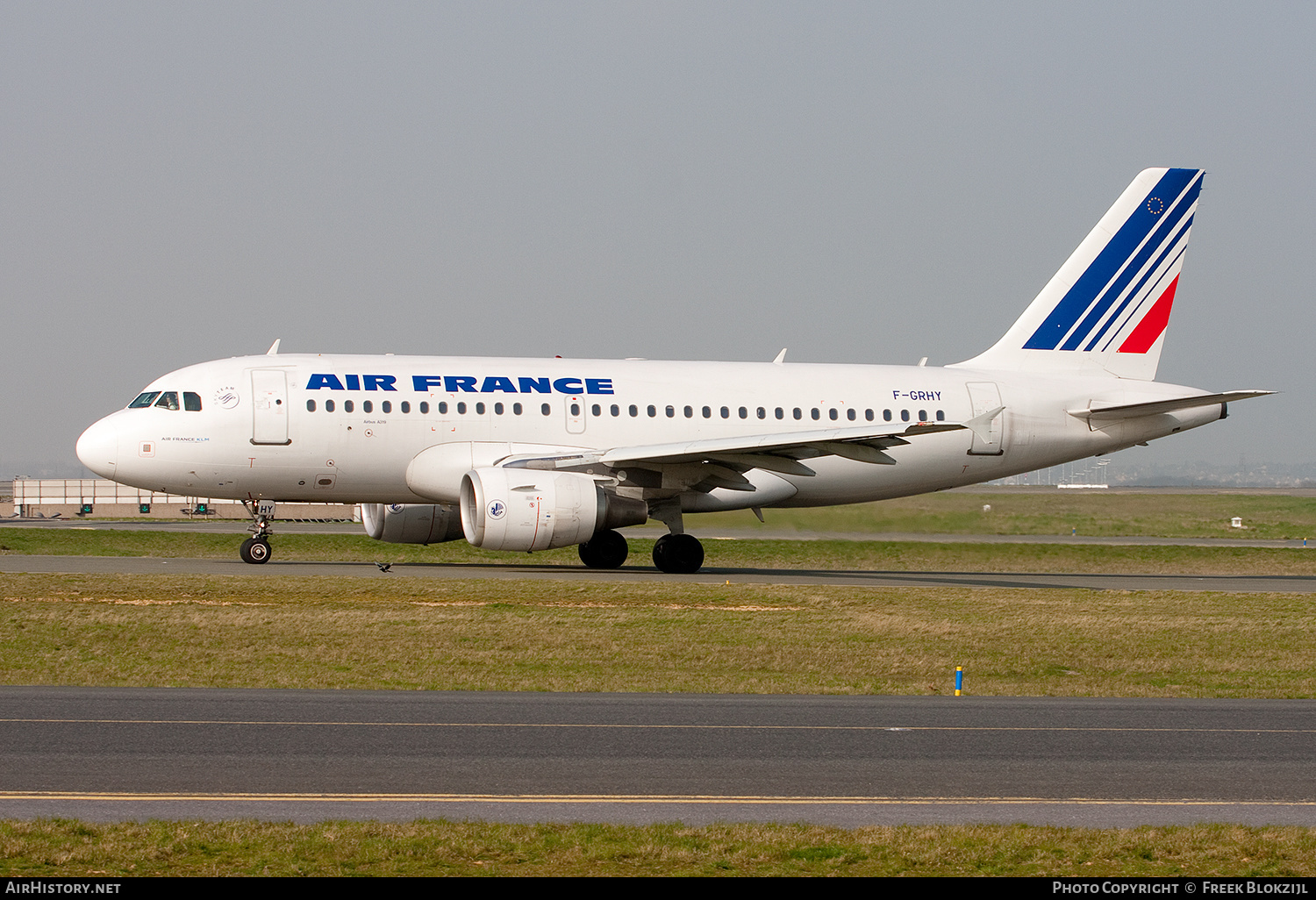 Aircraft Photo of F-GRHY | Airbus A319-111 | Air France | AirHistory.net #528192