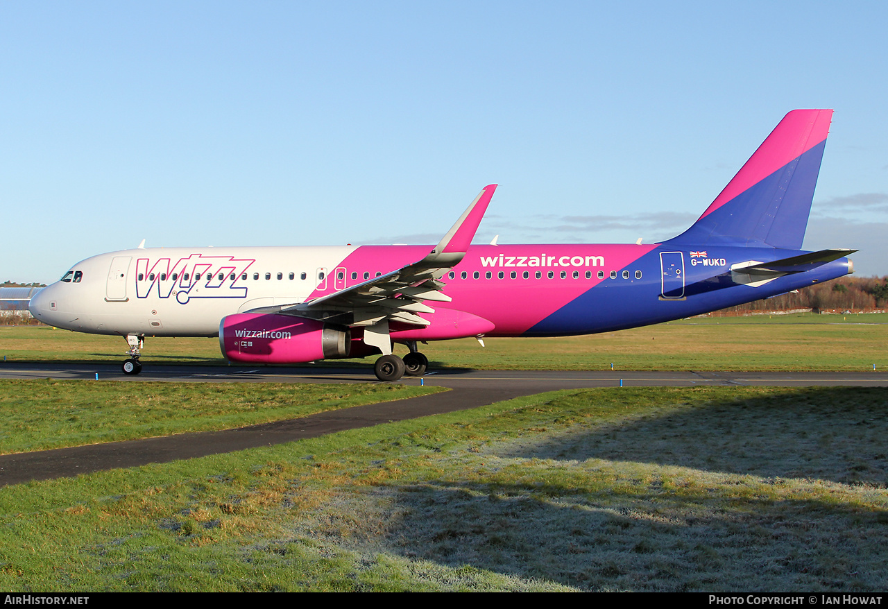 Aircraft Photo of G-WUKD | Airbus A320-232 | Wizz Air | AirHistory.net #528201