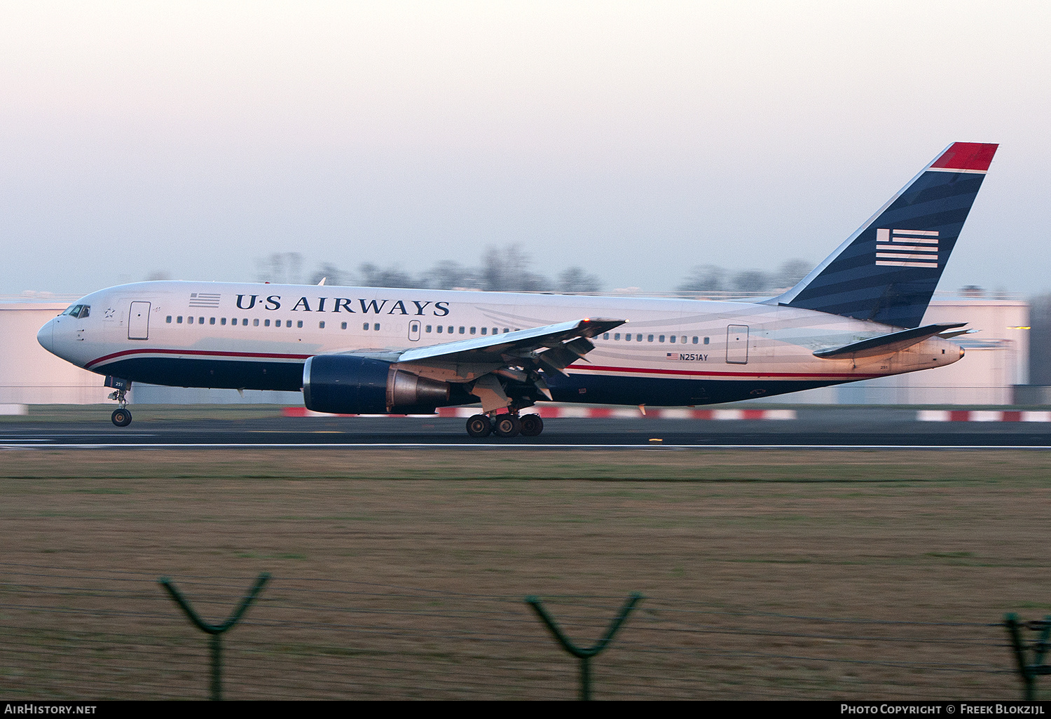 Aircraft Photo of N251AY | Boeing 767-2B7/ER | US Airways | AirHistory.net #528208