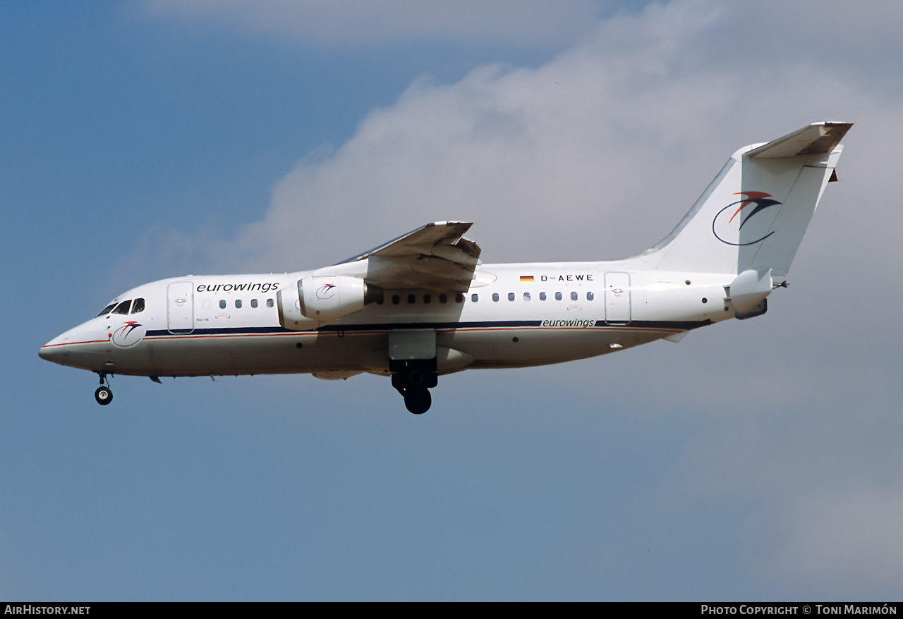 Aircraft Photo of D-AEWE | British Aerospace BAe-146-200 | Eurowings | AirHistory.net #528209