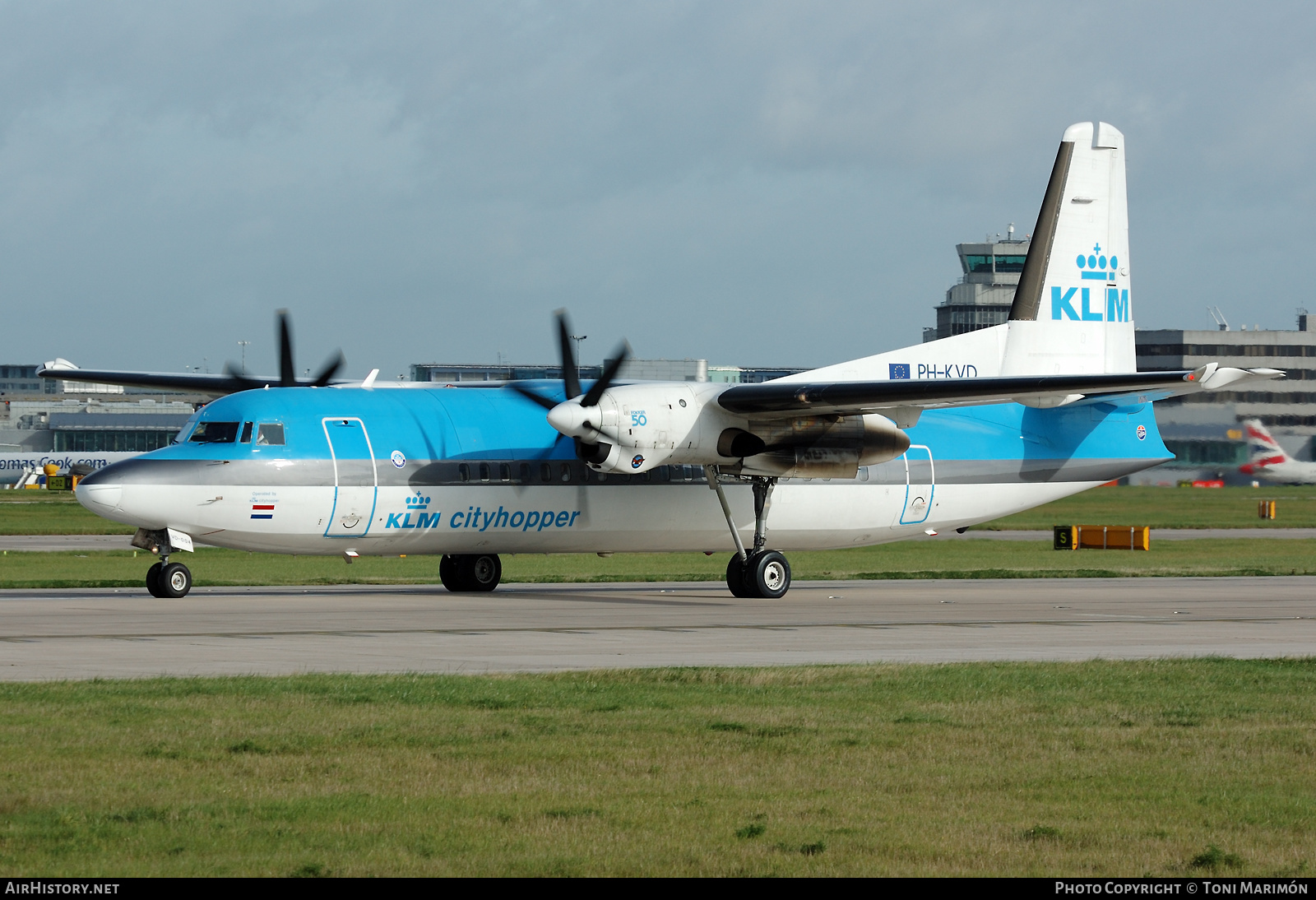 Aircraft Photo of PH-KVD | Fokker 50 | KLM Cityhopper | AirHistory.net #528220