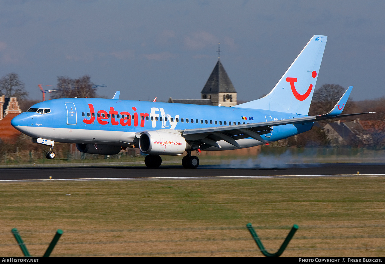 Aircraft Photo of OO-JAR | Boeing 737-7K5 | Jetairfly | AirHistory.net #528236