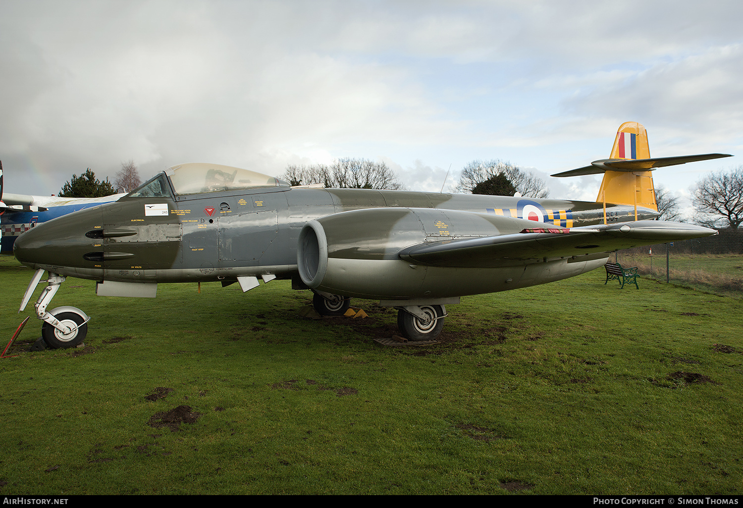 Aircraft Photo of WK654 | Gloster Meteor F8 | UK - Air Force | AirHistory.net #528238