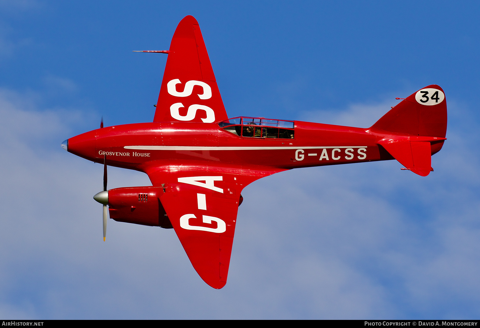 Aircraft Photo of G-ACSS | De Havilland D.H. 88 Comet | AirHistory.net #528241