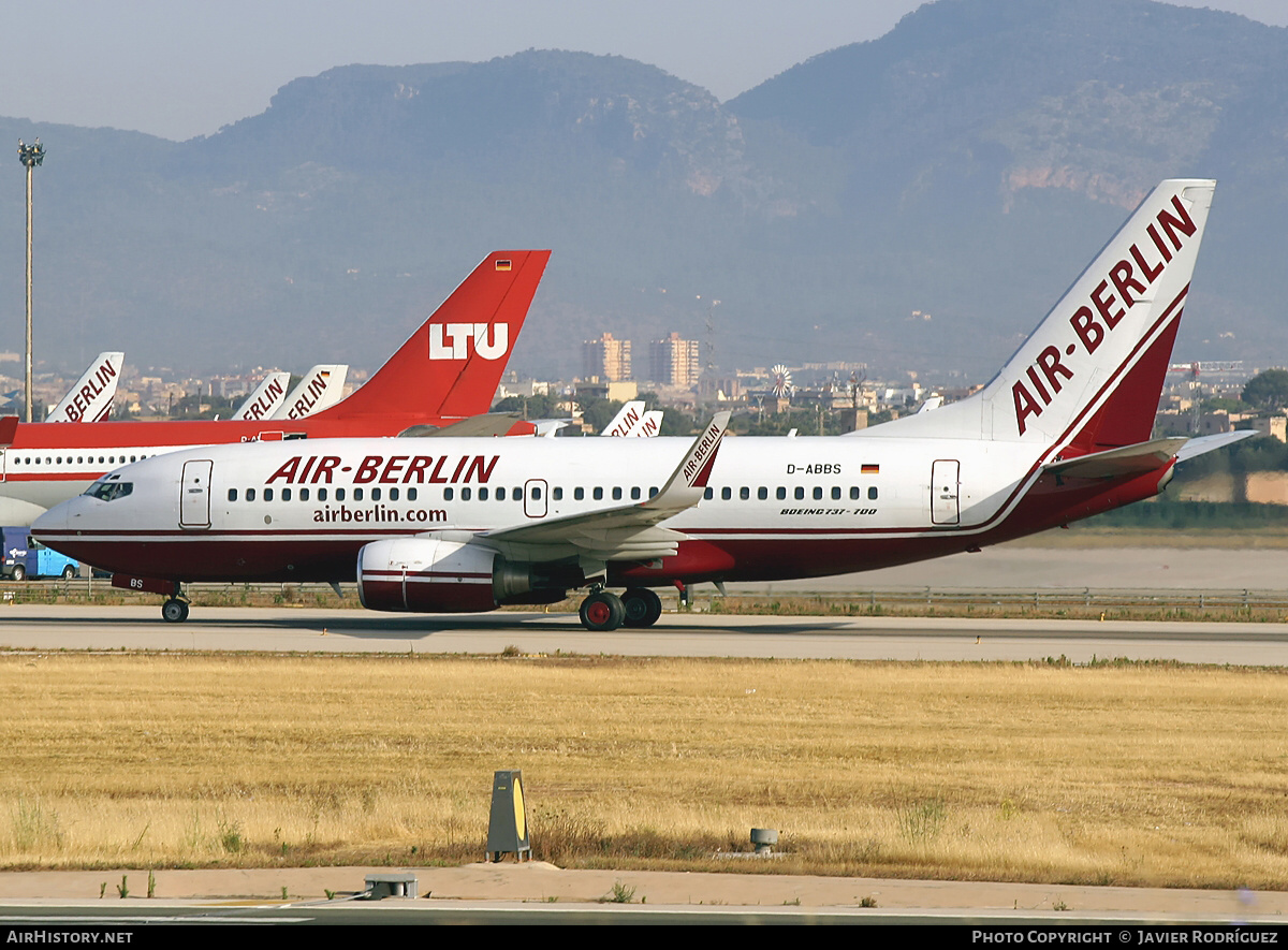 Aircraft Photo of D-ABBS | Boeing 737-76N | Air Berlin | AirHistory.net #528252