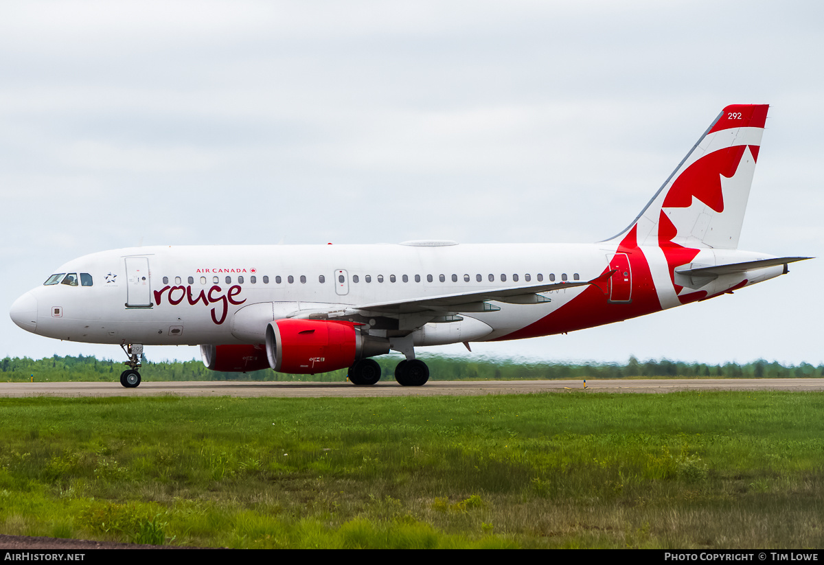 Aircraft Photo of C-GJVY | Airbus A319-112 | Air Canada Rouge | AirHistory.net #528280