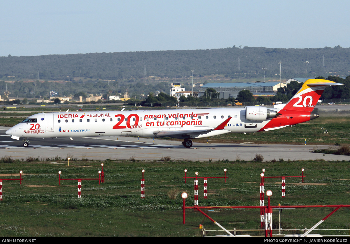 Aircraft Photo of EC-JNB | Bombardier CRJ-900 (CL-600-2D24) | Iberia Regional | AirHistory.net #528299