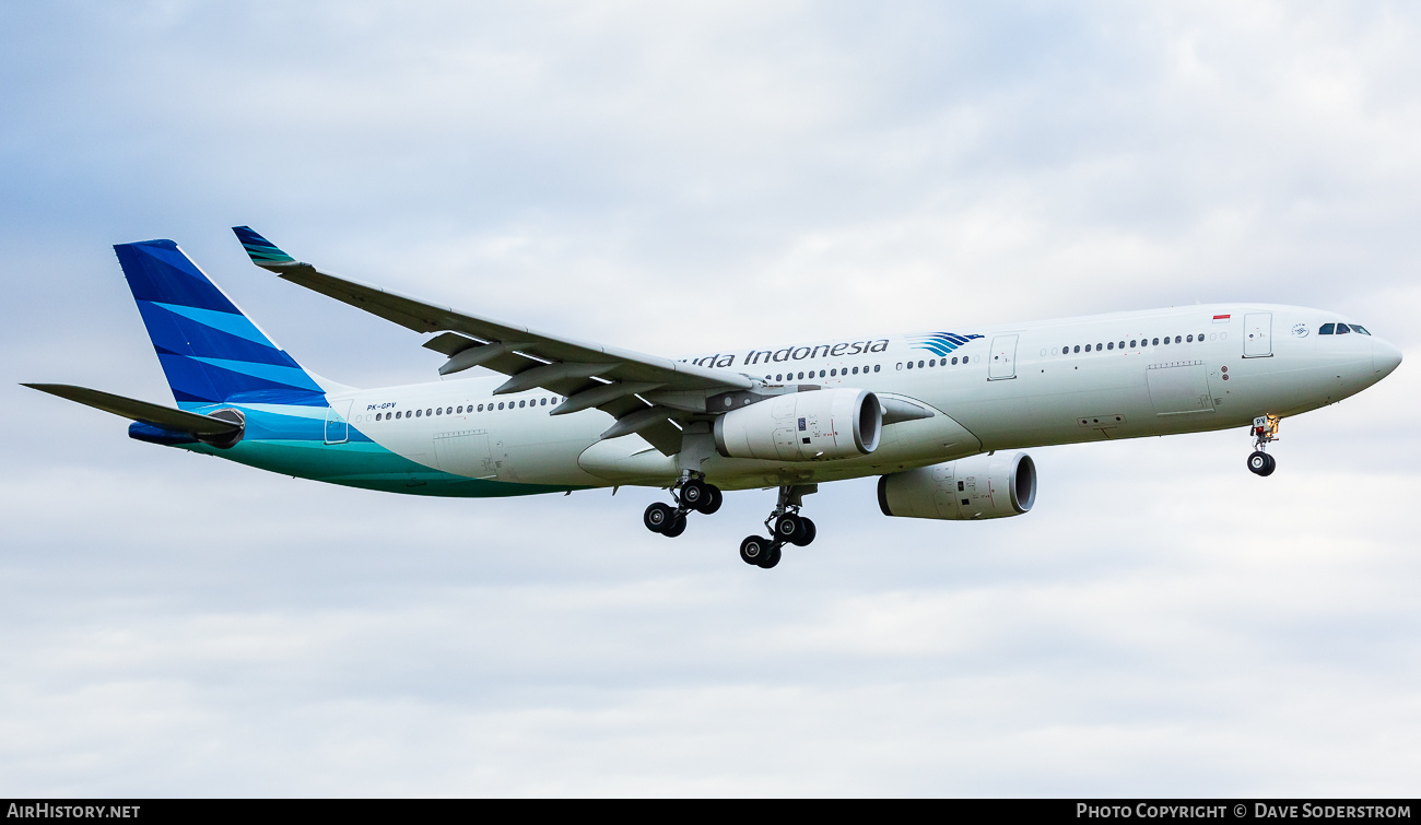 Aircraft Photo of PK-GPV | Airbus A330-343E | Garuda Indonesia | AirHistory.net #528302