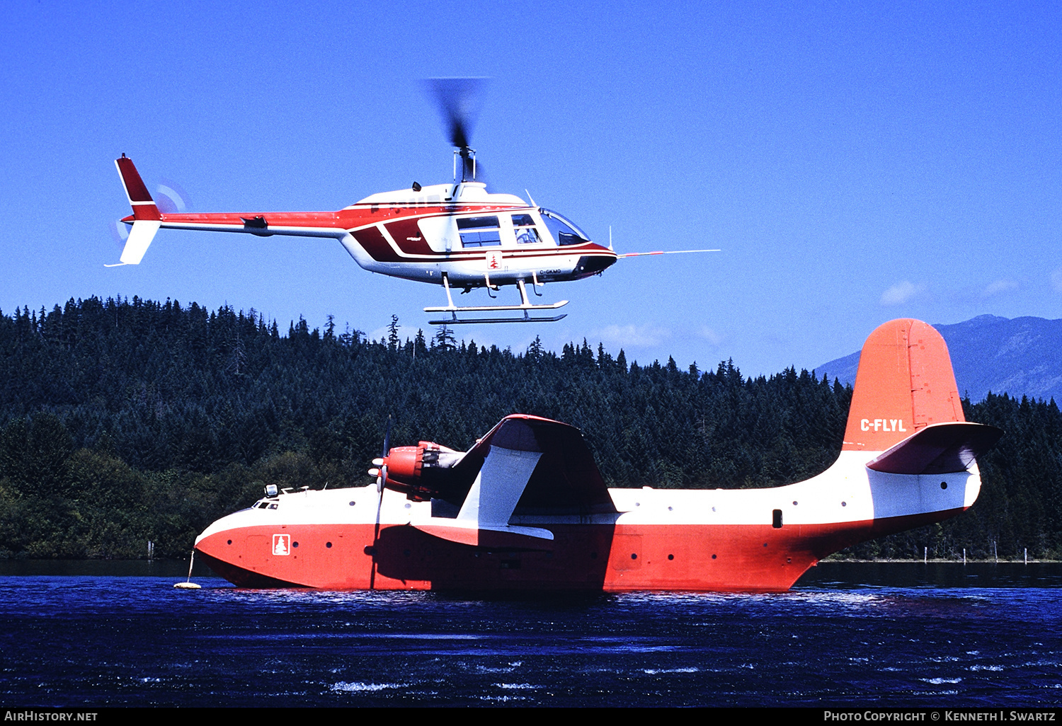Aircraft Photo of C-GKMO | Bell 206B JetRanger II | Forest Industries Flying Tankers | AirHistory.net #528308
