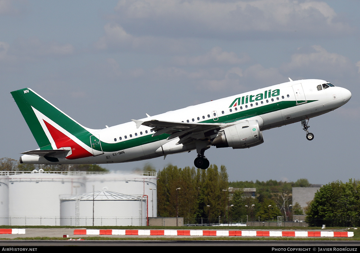 Aircraft Photo of EI-IMN | Airbus A319-111 | Alitalia | AirHistory.net #528342