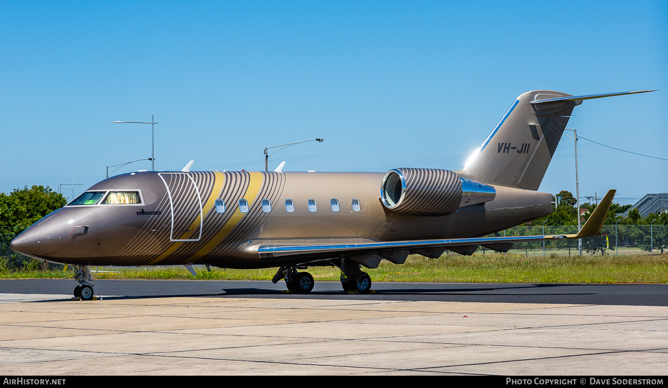 Aircraft Photo of VH-JII | Bombardier Challenger 604 (CL-600-2B16) | AirHistory.net #528351