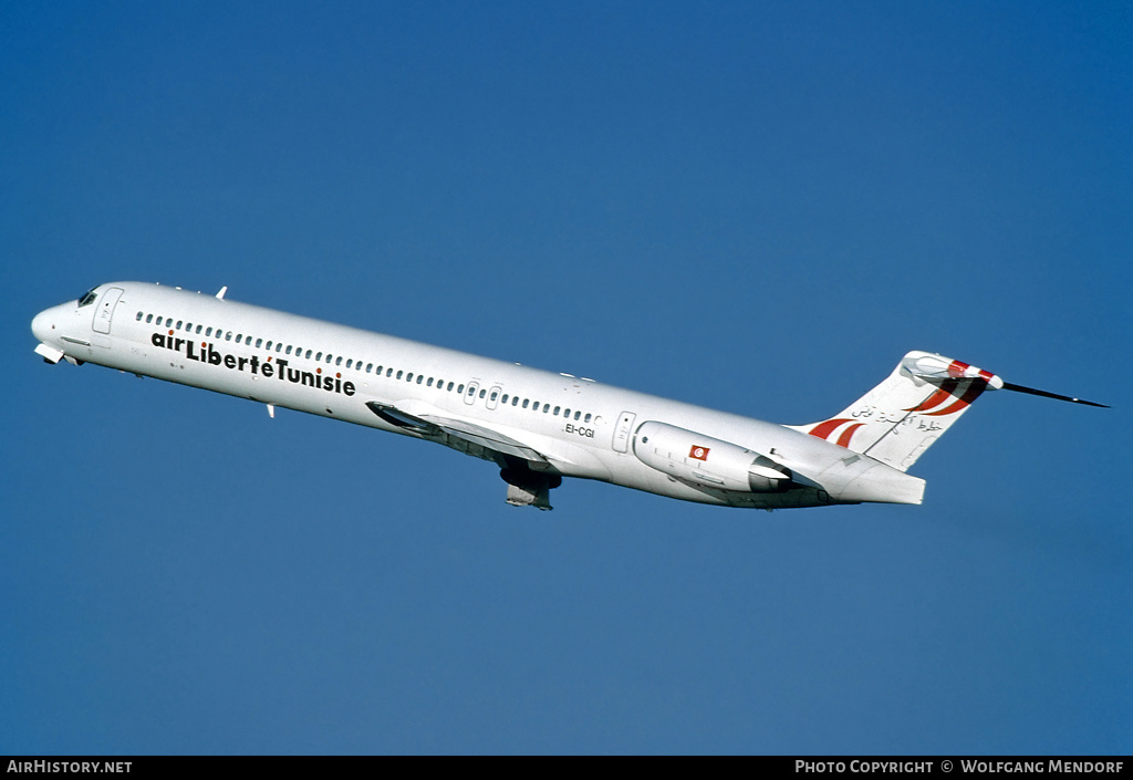 Aircraft Photo of EI-CGI | McDonnell Douglas MD-83 (DC-9-83) | Air Liberté Tunisie | AirHistory.net #528363