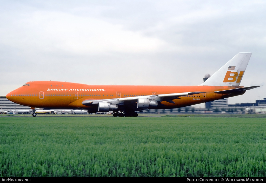 Aircraft Photo of N601BN | Boeing 747-127 | Braniff International Airways | AirHistory.net #528366