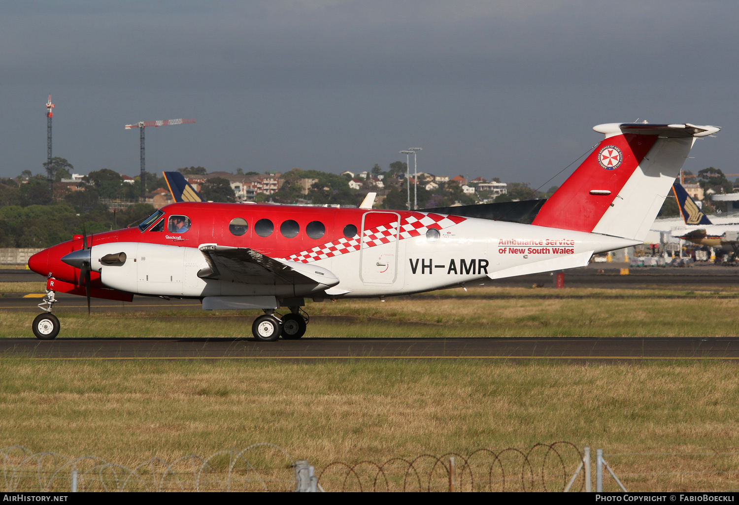 Aircraft Photo of VH-AMR | Beech B200 Super King Air | Ambulance Service of NSW | AirHistory.net #528406