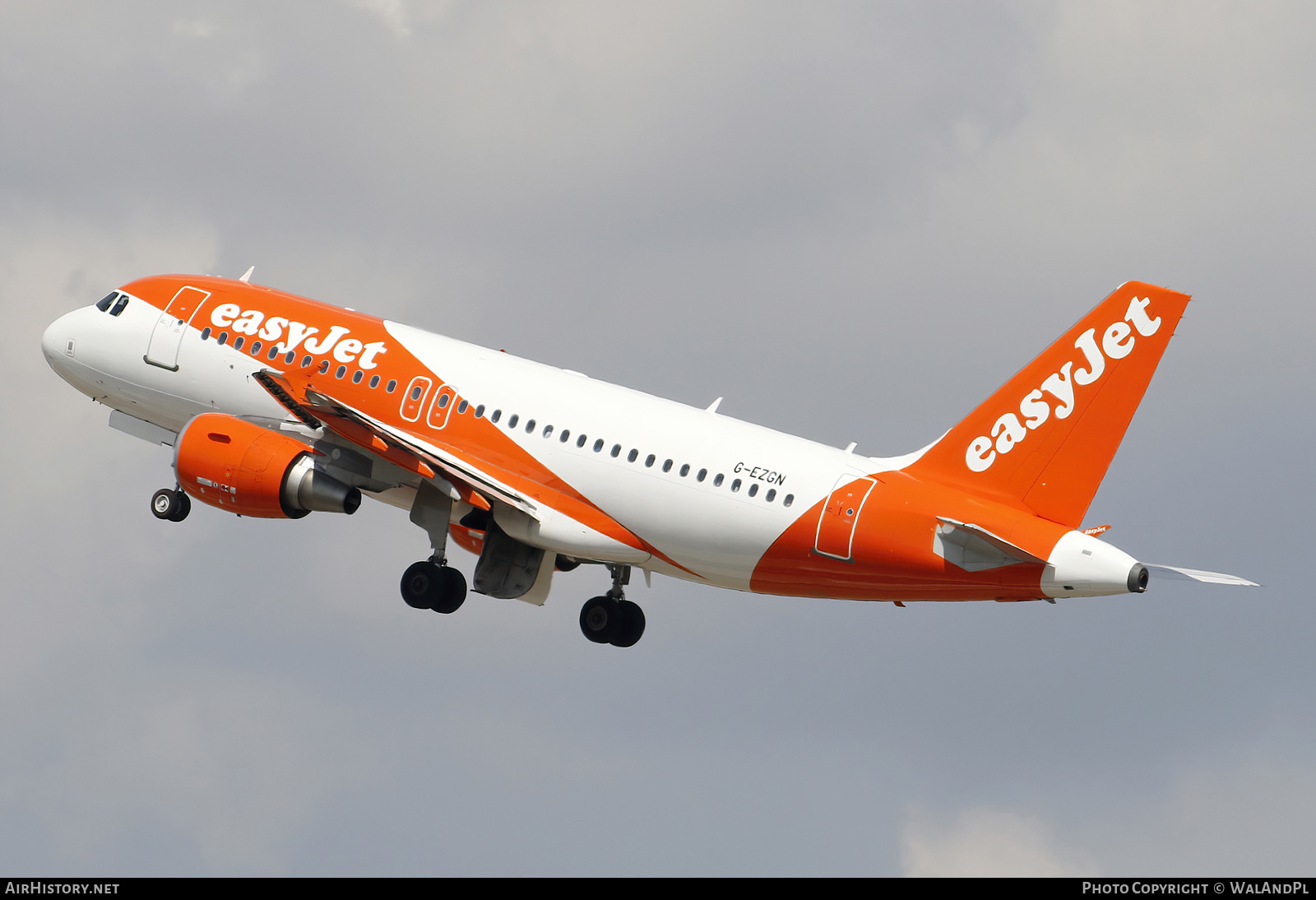 Aircraft Photo of G-EZGN | Airbus A319-111 | EasyJet | AirHistory.net #528407