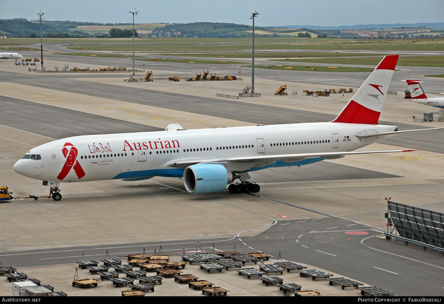 Aircraft Photo of OE-LPB | Boeing 777-2Z9/ER | Austrian Airlines | AirHistory.net #528416