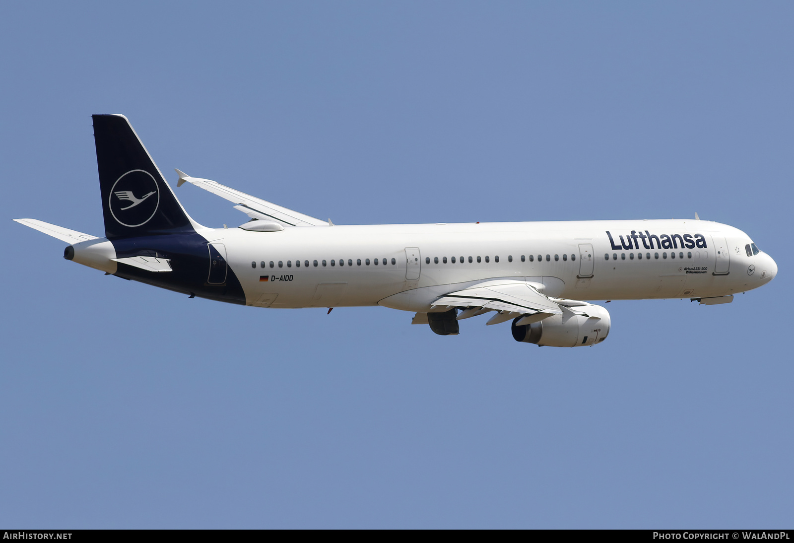 Aircraft Photo of D-AIDD | Airbus A321-231 | Lufthansa | AirHistory.net #528421