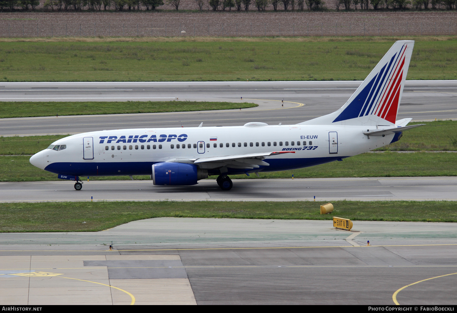 Aircraft Photo of EI-EUW | Boeing 737-7Q8 | Transaero Airlines | AirHistory.net #528428