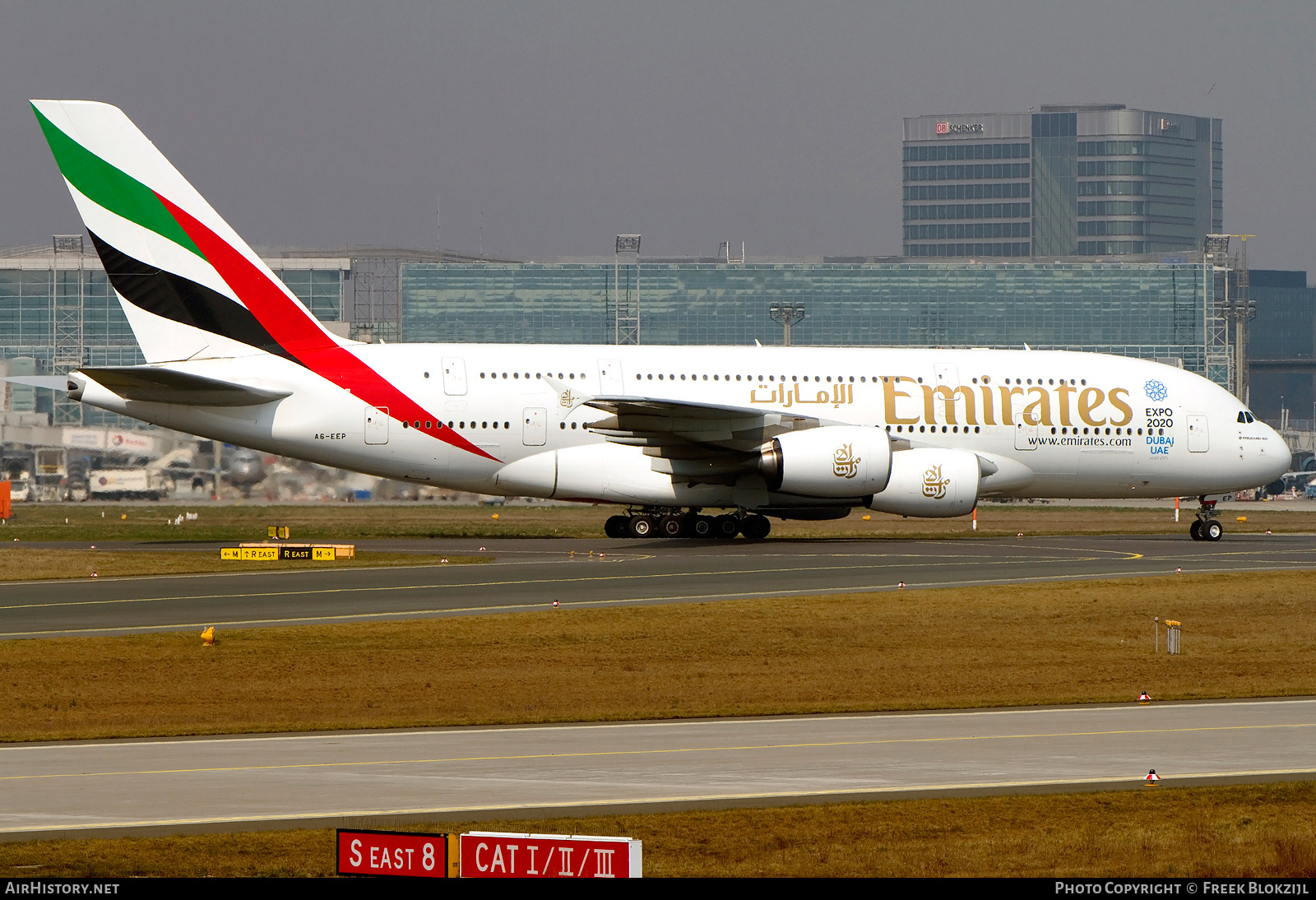 Aircraft Photo of A6-EEP | Airbus A380-861 | Emirates | AirHistory.net #528434