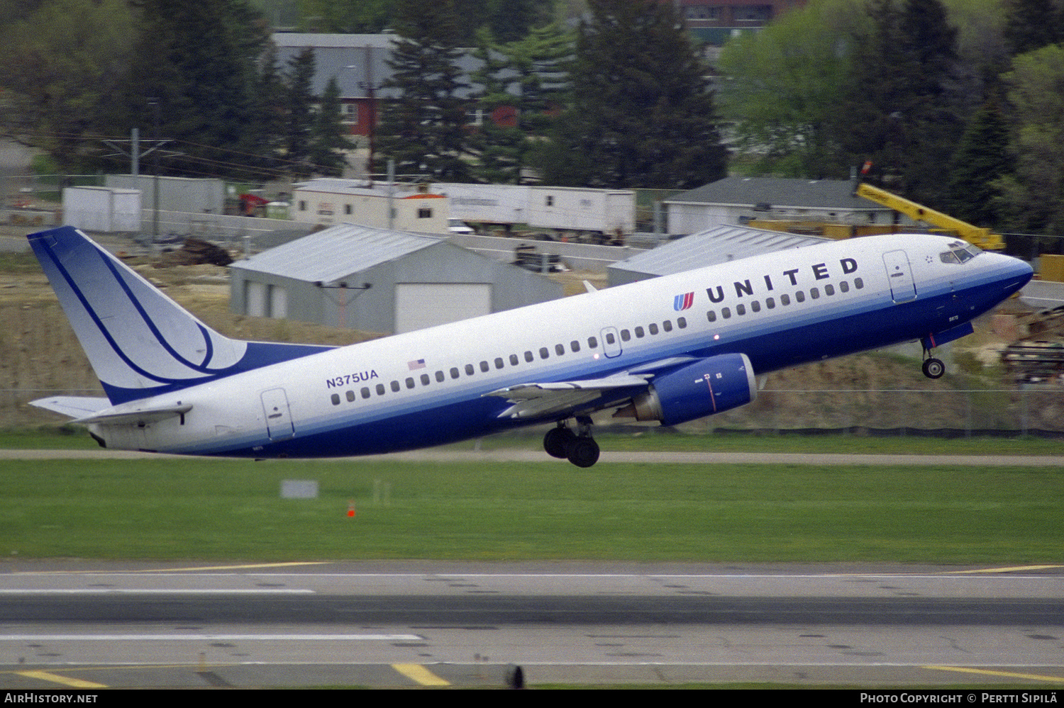 Aircraft Photo of N375UA | Boeing 737-322 | United Airlines | AirHistory.net #528454