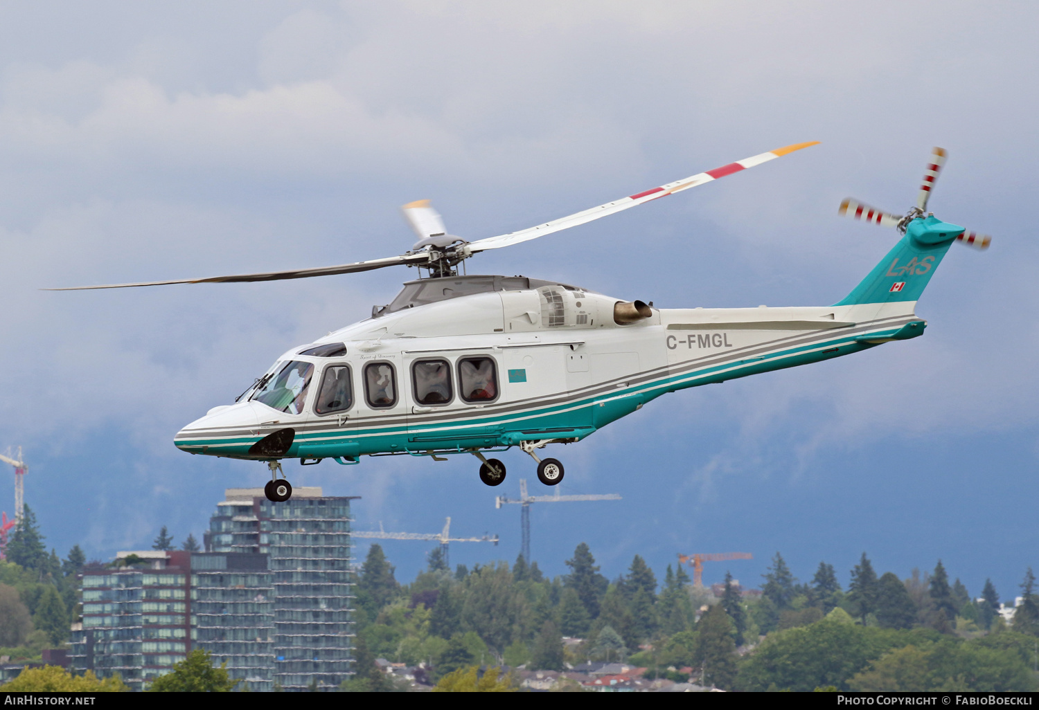 Aircraft Photo of C-FMGL | AgustaWestland AW-139 | LAS - London Air Service | AirHistory.net #528511