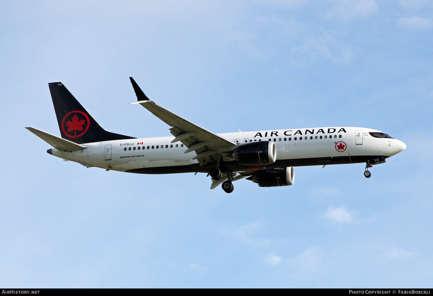 Aircraft Photo of C-FSJJ | Boeing 737-8 Max 8 | Air Canada | AirHistory.net #528513