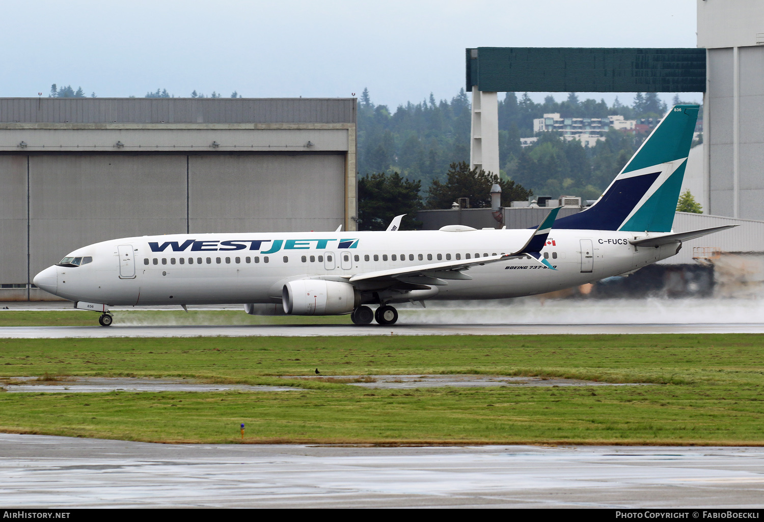 Aircraft Photo of C-FUCS | Boeing 737-8CT | WestJet | AirHistory.net #528514