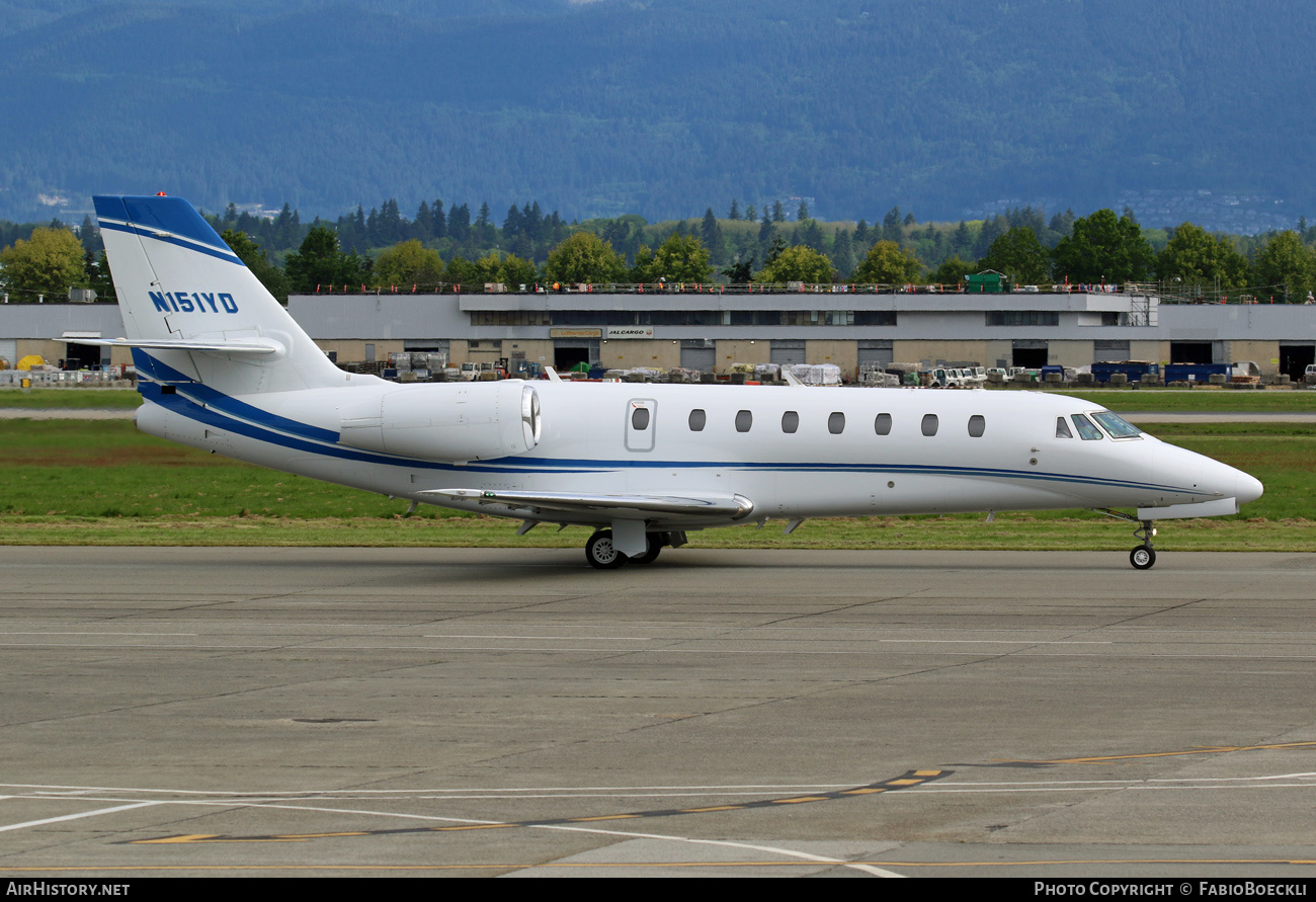 Aircraft Photo of N151YD | Cessna 680 Citation Sovereign | AirHistory.net #528536