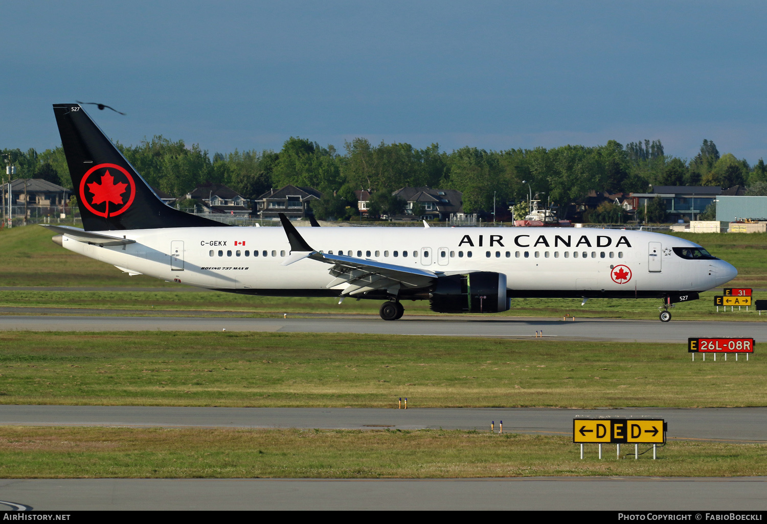 Aircraft Photo of C-GEKX | Boeing 737-8 Max 8 | Air Canada | AirHistory.net #528540