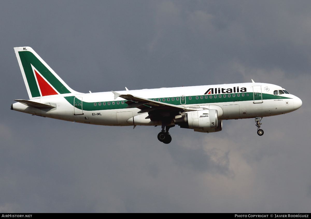 Aircraft Photo of EI-IML | Airbus A319-112 | Alitalia | AirHistory.net #528572