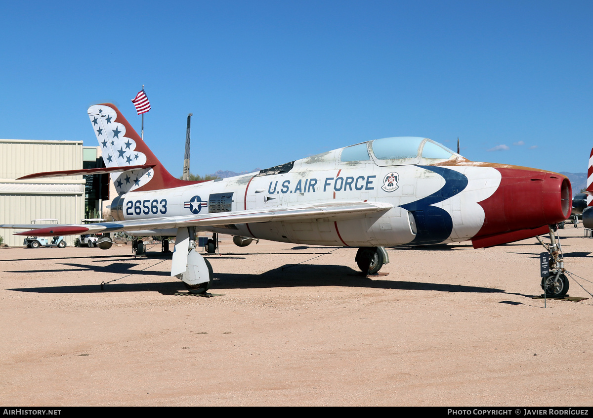 Aircraft Photo of 52-6563 / 26563 | Republic F-84F Thunderstreak | USA - Air Force | AirHistory.net #528587