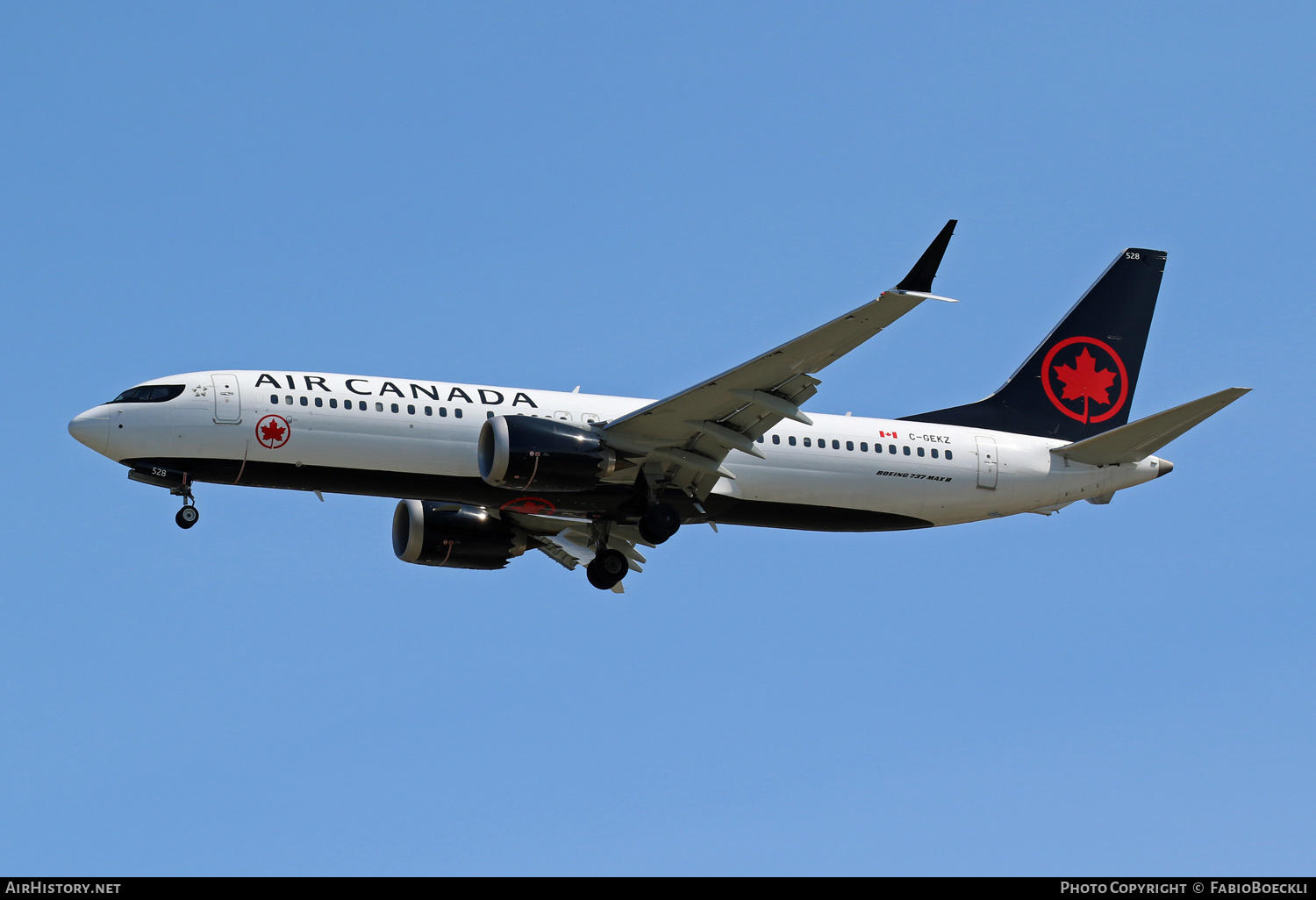 Aircraft Photo of C-GEKZ | Boeing 737-8 Max 8 | Air Canada | AirHistory.net #528591