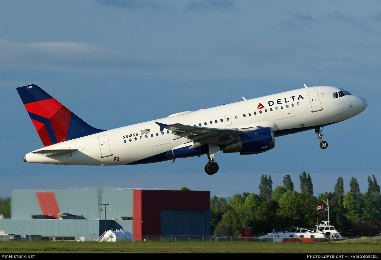 Aircraft Photo of N318NB | Airbus A319-114 | Delta Air Lines | AirHistory.net #528596