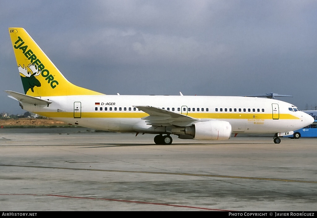 Aircraft Photo of D-AGER | Boeing 737-75B | Germania | AirHistory.net #528620