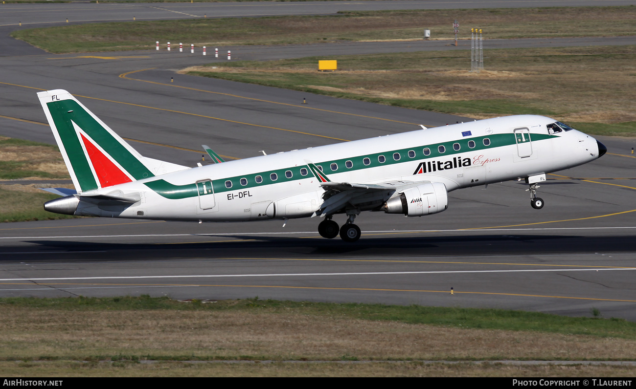 Aircraft Photo of EI-DFL | Embraer 170LR (ERJ-170-100LR) | Alitalia Express | AirHistory.net #528627